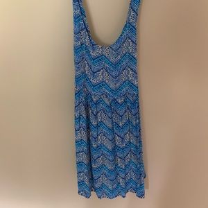 Blue Patterned Forever 21 Sundress